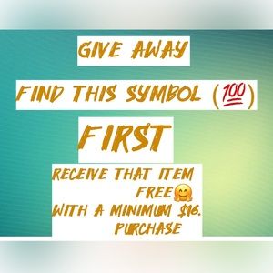 GIVE AWAY. SEEK 💯. FIND AND IT’S YOURS WITH MINIMUM 16. PURCHASE.BUNDLES COUNT